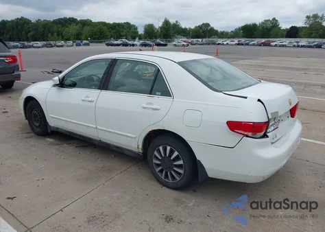 2003 Honda Accord 2.4 Lx из США, поврежденный, VIN 1HGCM56353A038906